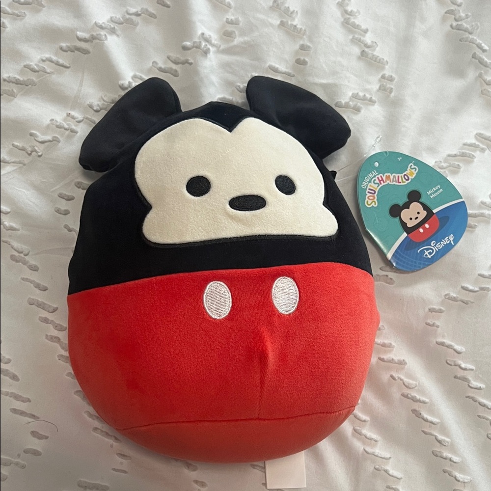 Disney Mickey Mouse Plush Toy - squishmallow 8in